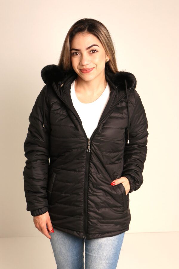 Jaqueta Feminina Dupla Face Nylon-Ref. 2404 - Imagem 2