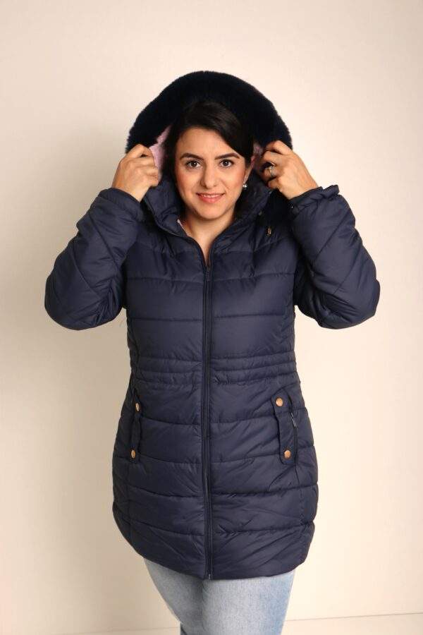 Jaqueta Feminina Plus Size Nylon Forrada  (G1 ao G4)-Ref. 2337 - Imagem 2