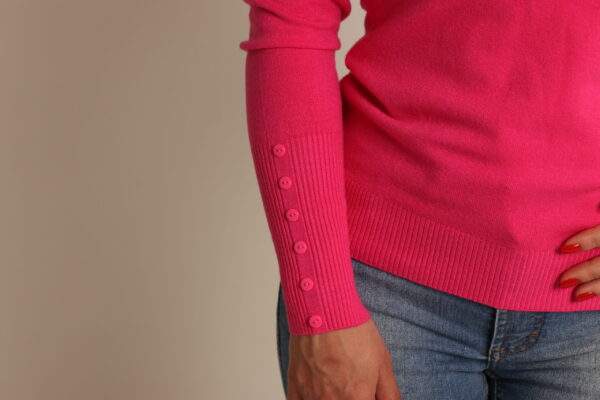 Suéter Feminino Liso Gola V-Ref.S00125 - Imagem 4