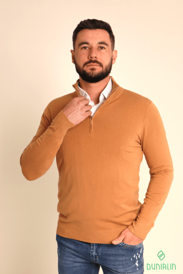 Suéter Masculino Com Zíper-Ref.S03625