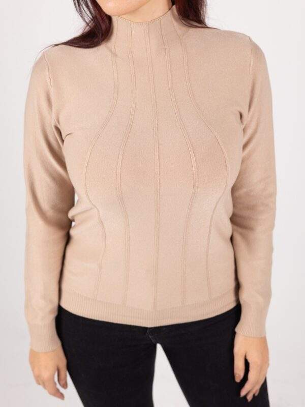 Suéter Feminino Gola Média Trabalhado-Ref.S00625 - Imagem 2