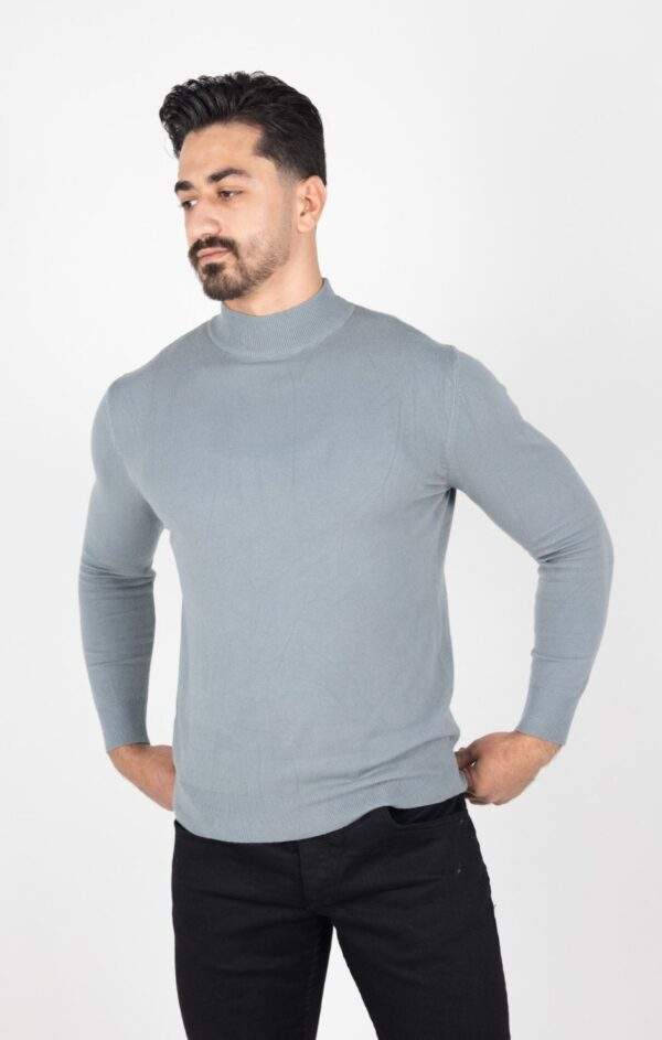 Suéter Masculino Gola Média Liso-Ref.S03025 - Imagem 2