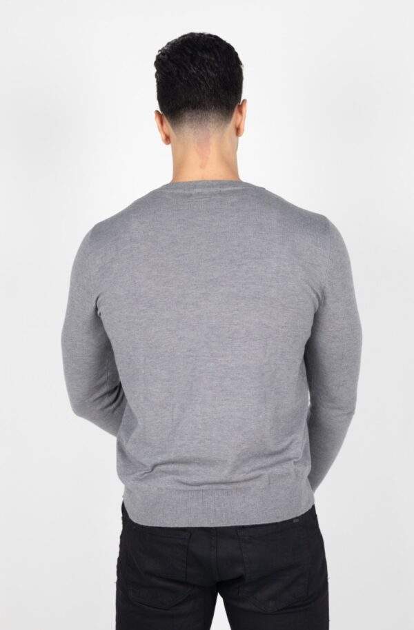 Suéter Masculino Gola Redonda Trabalhado-Ref.S03125 - Imagem 4