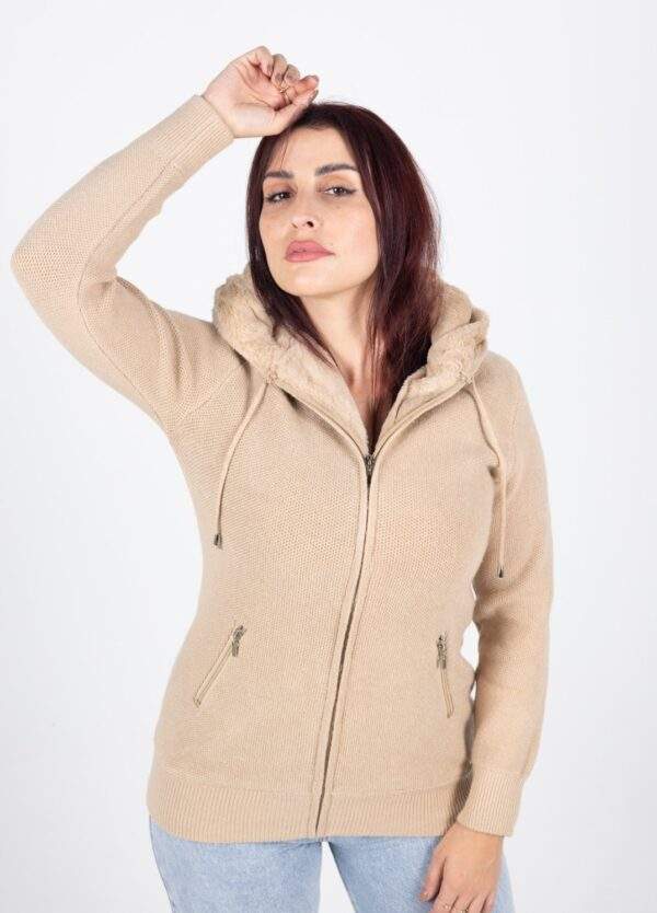 Cardigan Feminino Liso -Ref.S01425 - Imagem 4