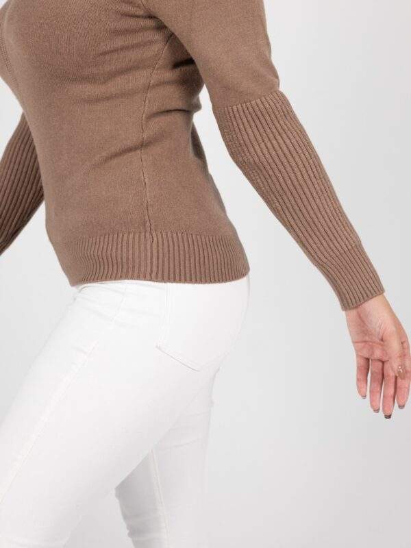 Suéter Feminino Gola Média Trabalhado-Ref-S00725 - Imagem 3